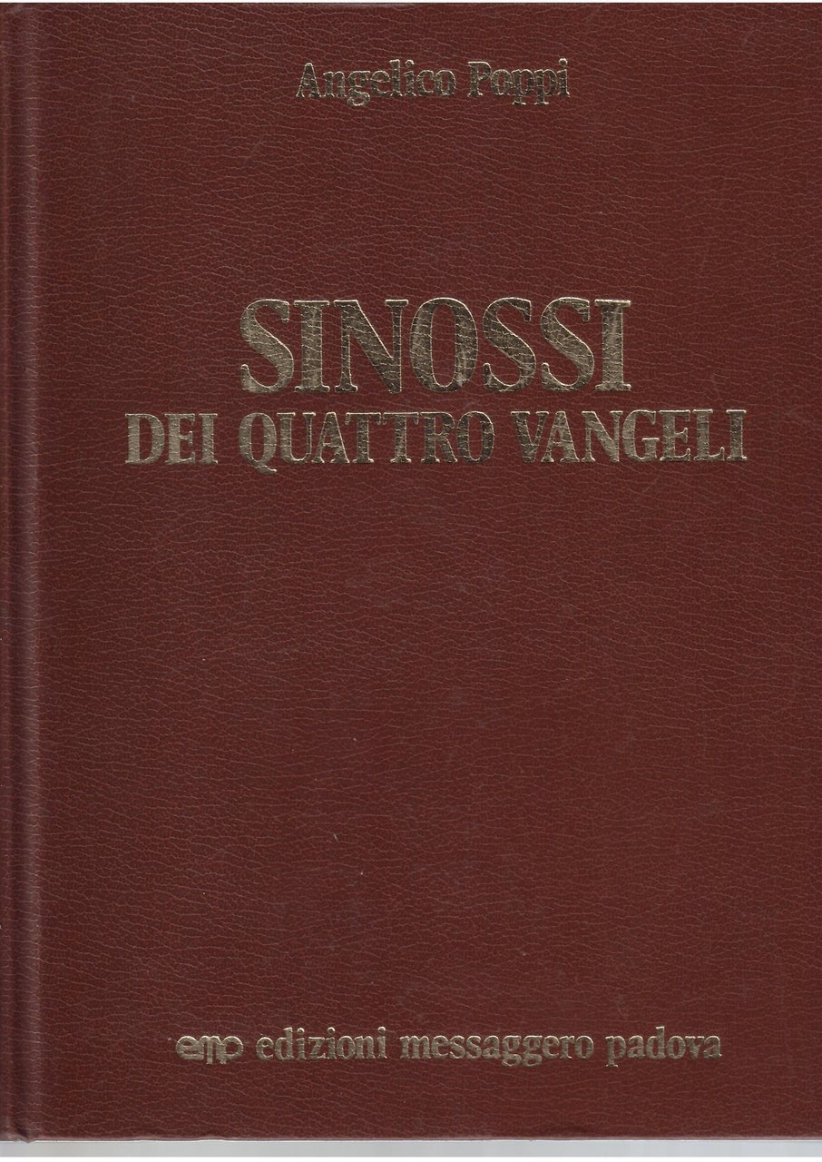 SINOSSI DIDATTICO PASTORALE DEI QUATTRO VANGELI