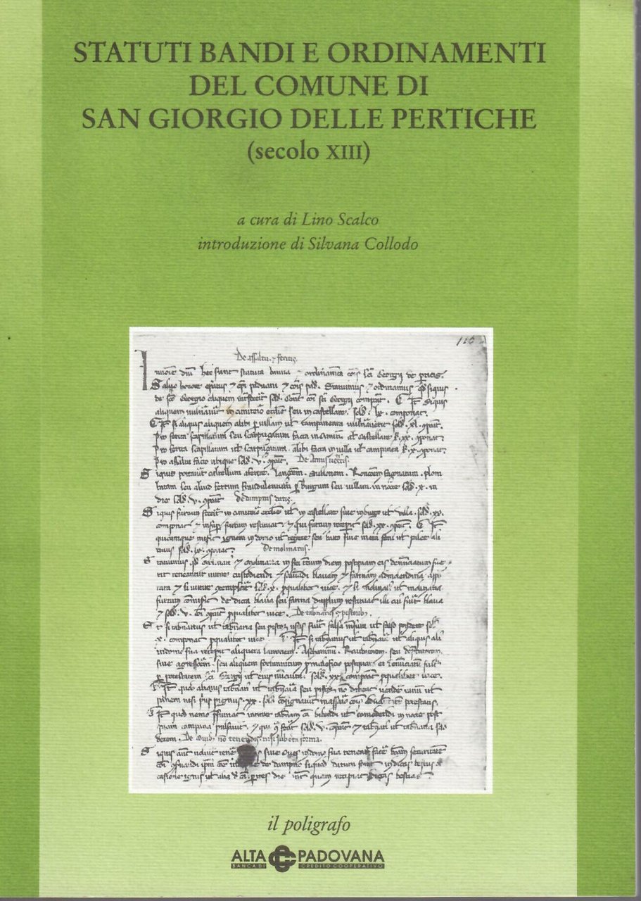 STATUTI BANDI E ORDINAMENTI DEL COMUNE DI SAN GIORGIO DELLE … | Immagine principale
