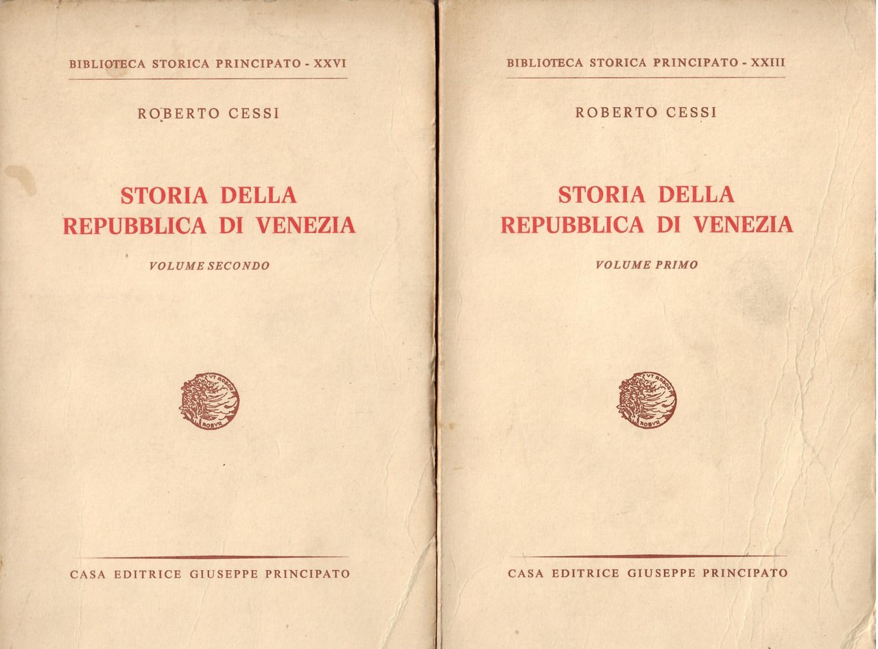 STORIA DELLA REPUBBLICA DI VENEZIA - DUE VOLUMI