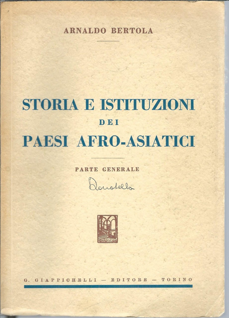 STORIA E ISTITUZIONI DEI PAESI AFRO - ASIATICI - PARTE …