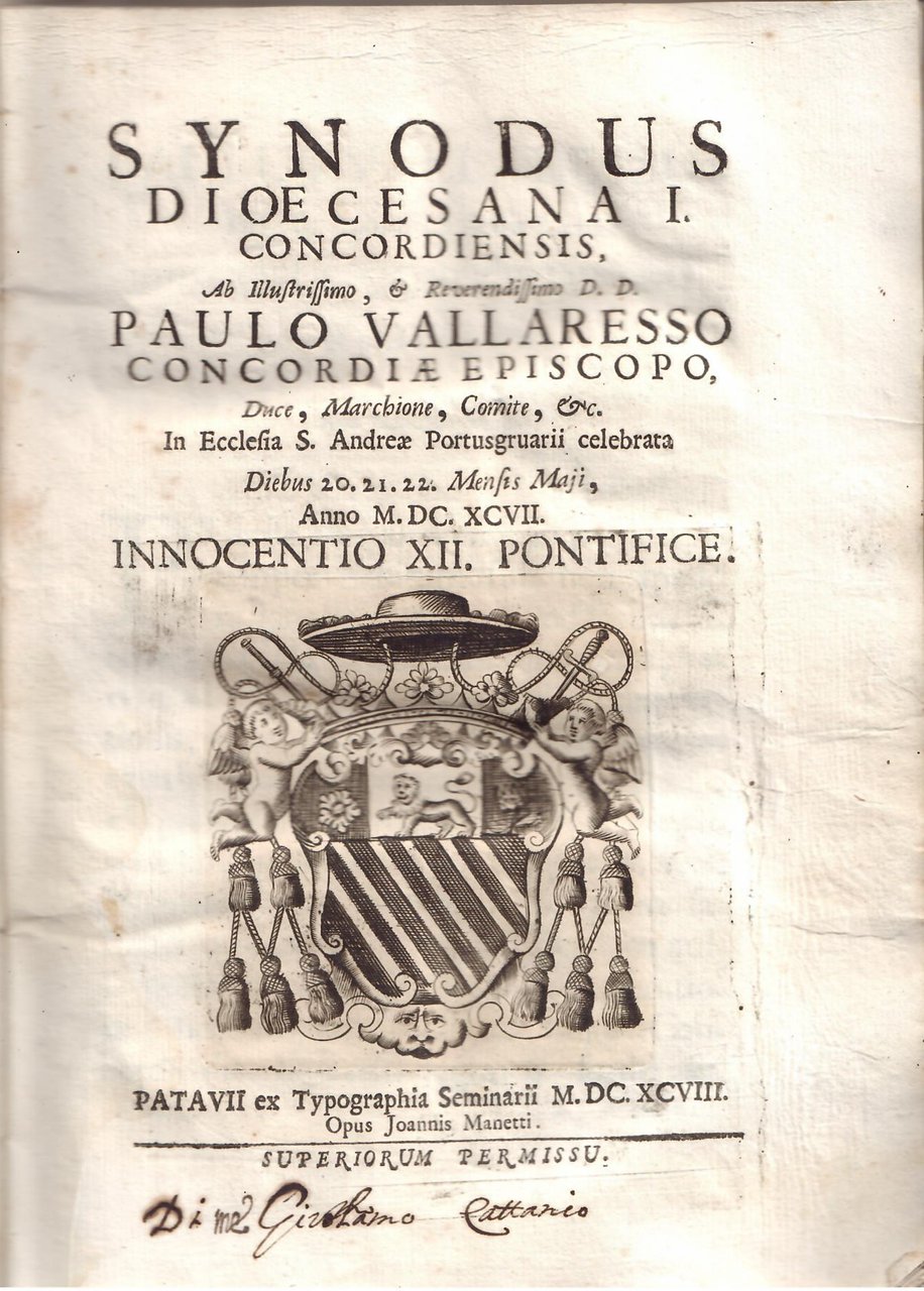 SYNODUS DIOCESANA I CONCORDIENSIS