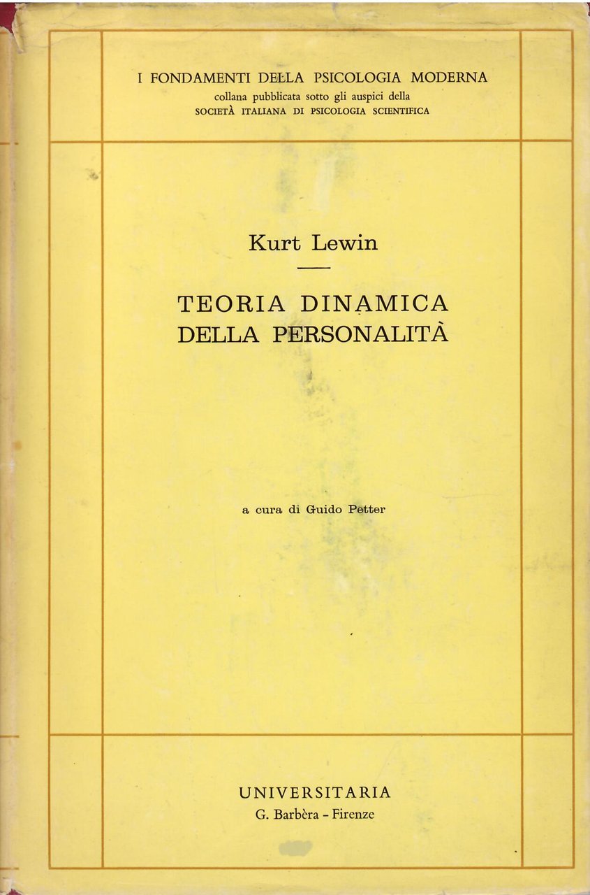TEORIA DINAMICA DELLA PERSONALITA'