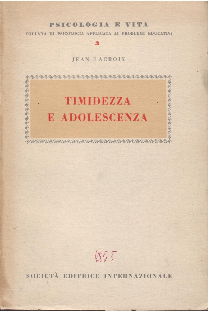 TIMIDEZZA E ADOLESCENZA