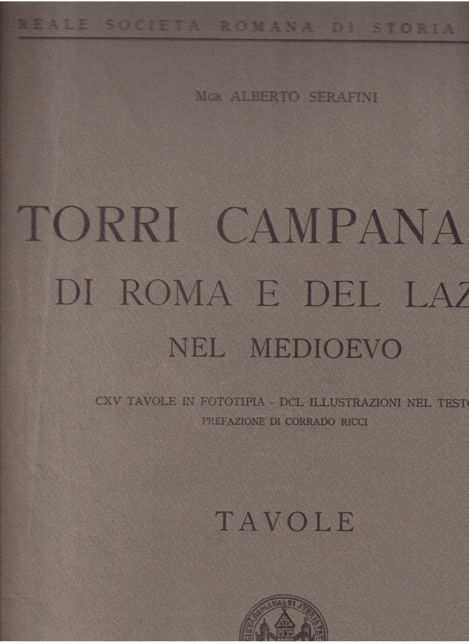 TORRI CAMPANARIE DI ROMA E DEL LAZIO NEL MEDIOEVO - … | Immagine principale