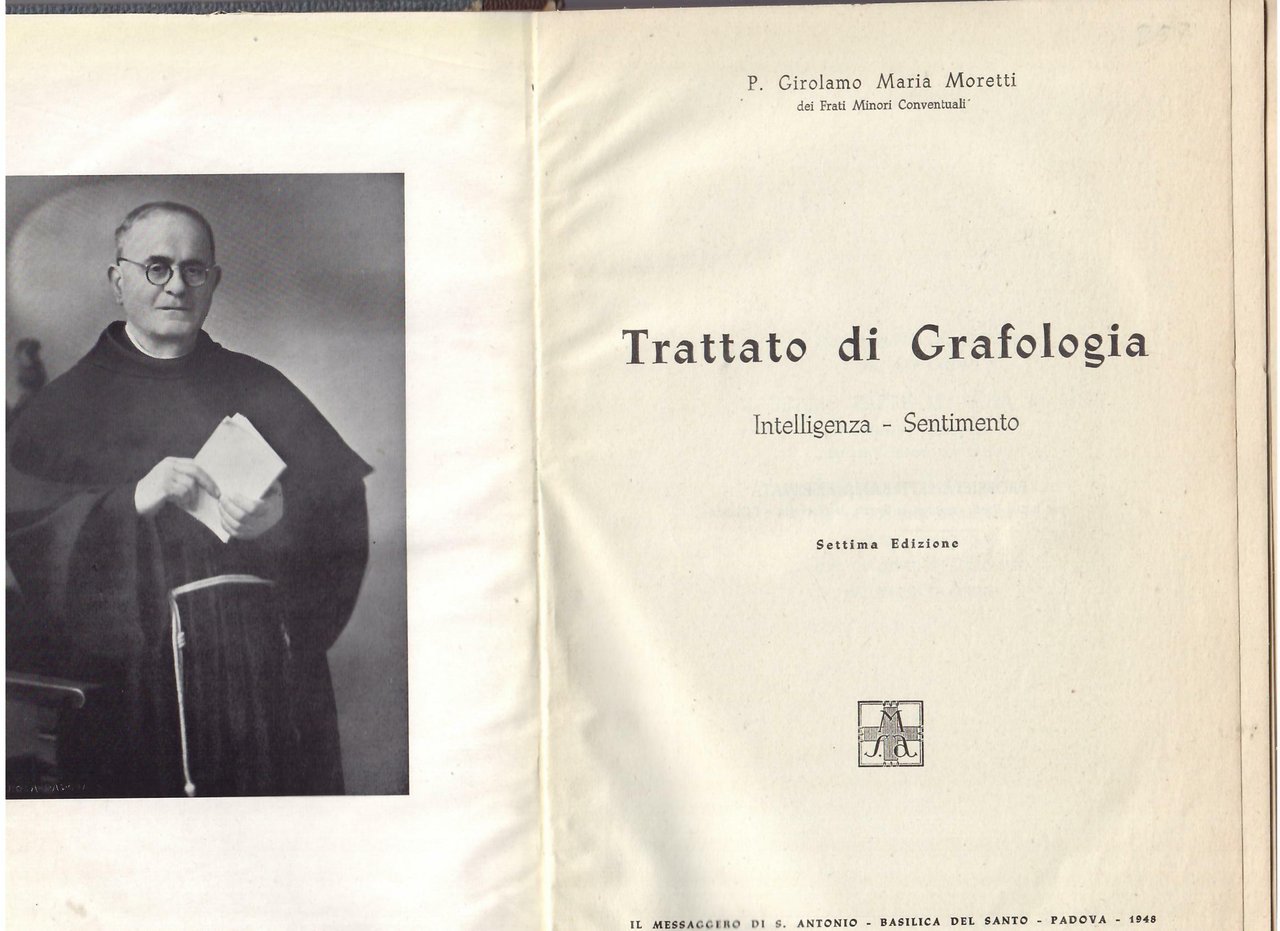 TRATTATO DI GRAFOLOGIA - INTELLIGENZA - SENTIMENTO | Immagine principale