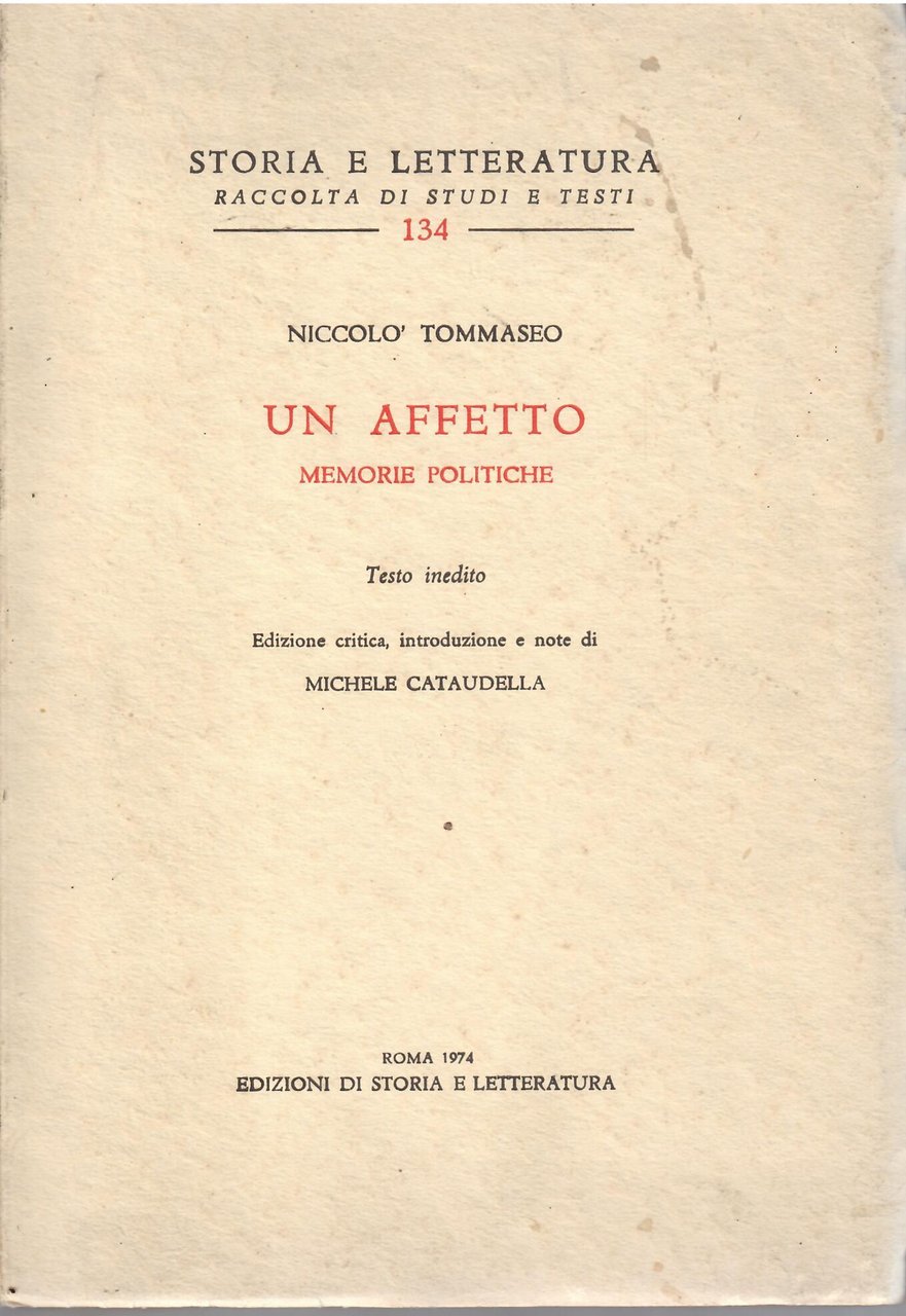 UN AFFETTO | Immagine principale