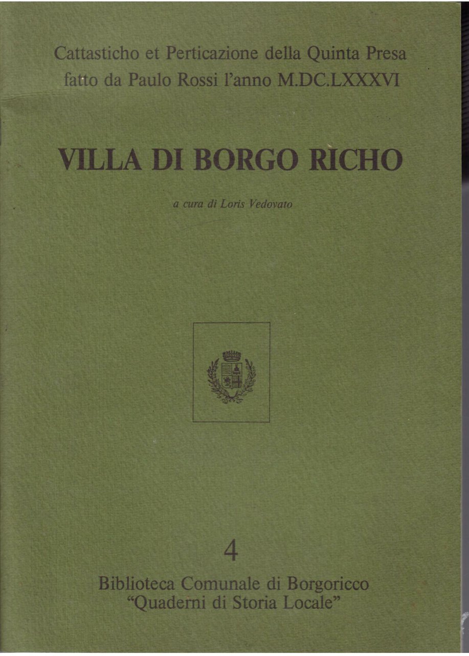 VILLA DI BORGO RICHO