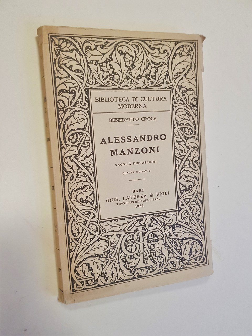 Alessandro Manzoni. Saggi e discussioni.