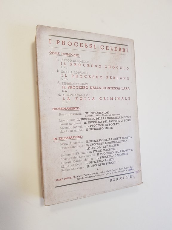 Il processo Persano.