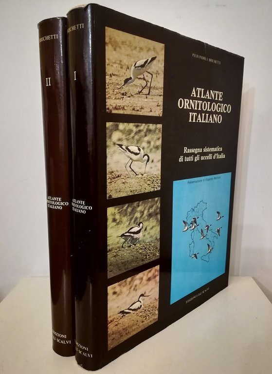 Atlante ornitologico italiano Rassegna sistematica di tutti gli uccelli d'Italia - completo in 2 voll.