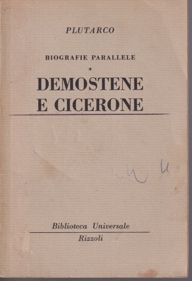 Biografie parallele Demostene e Cicerone