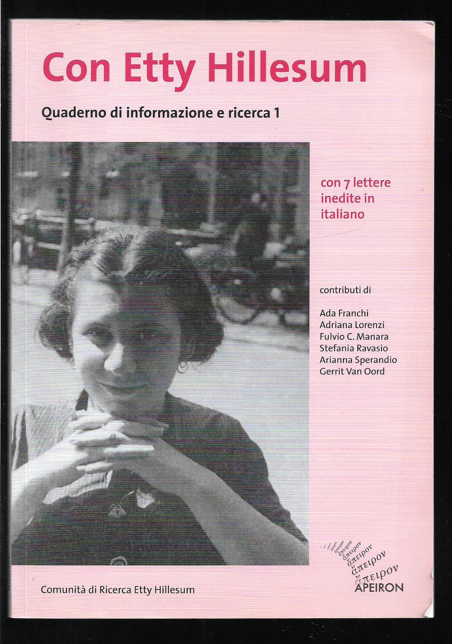 Con Etty Hillesum Quaderno di informazione e ricerca 1 Con …