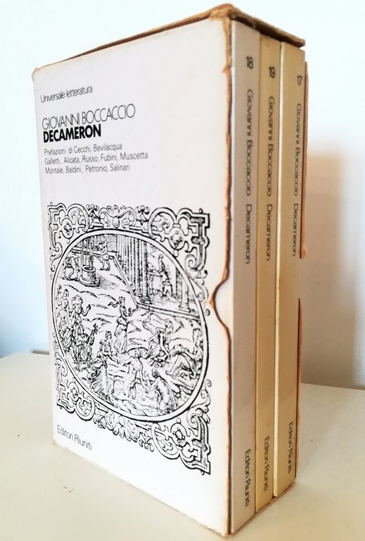 Decameron - completo in 3 voll. in cofanetto editoriale