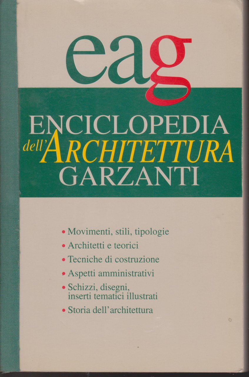 Enciclopedia dell'Architettura Garzanti