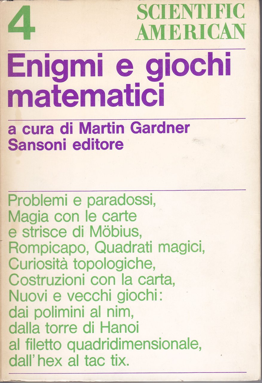 Enigmi e giochi matematici