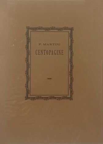 FERDINANDO MARTINI CENTOPAGINE