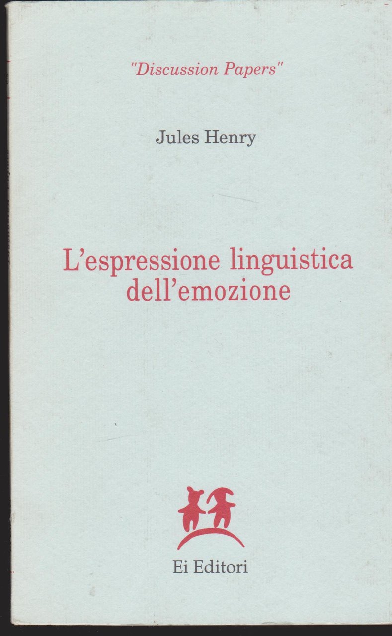 L'espressione linguistica dell'emozione