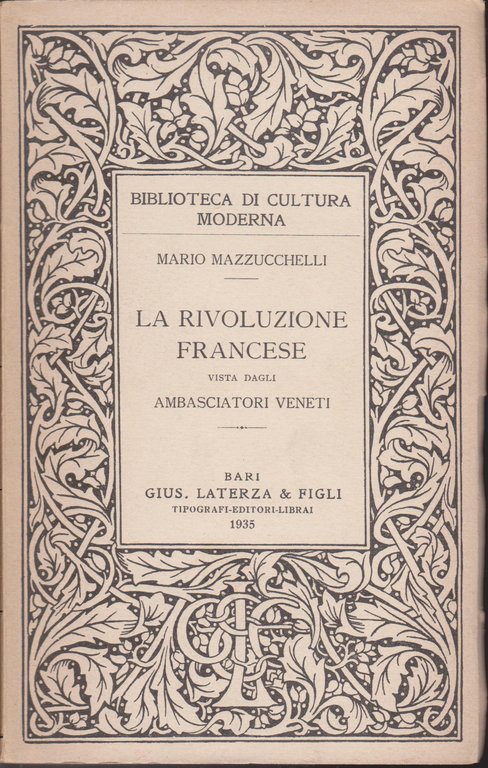 La rivoluzione francese vista dagli ambasciatori veneti
