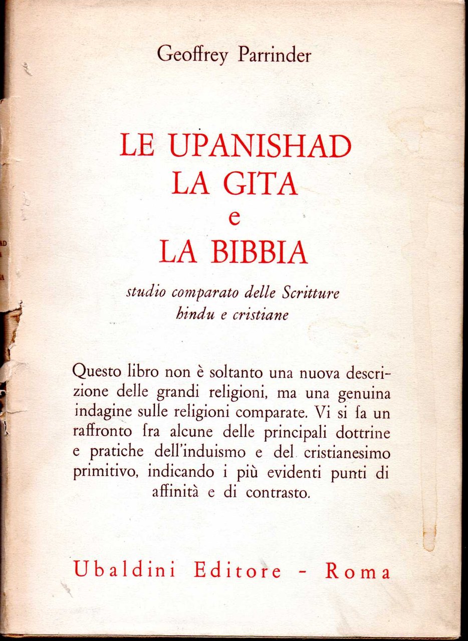 Le Upanishad la Gita e la Bibbia Studio comparato sulle …
