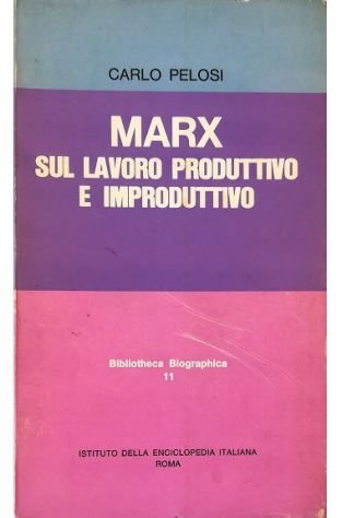 Marx sul lavoro produttivo e improduttivo
