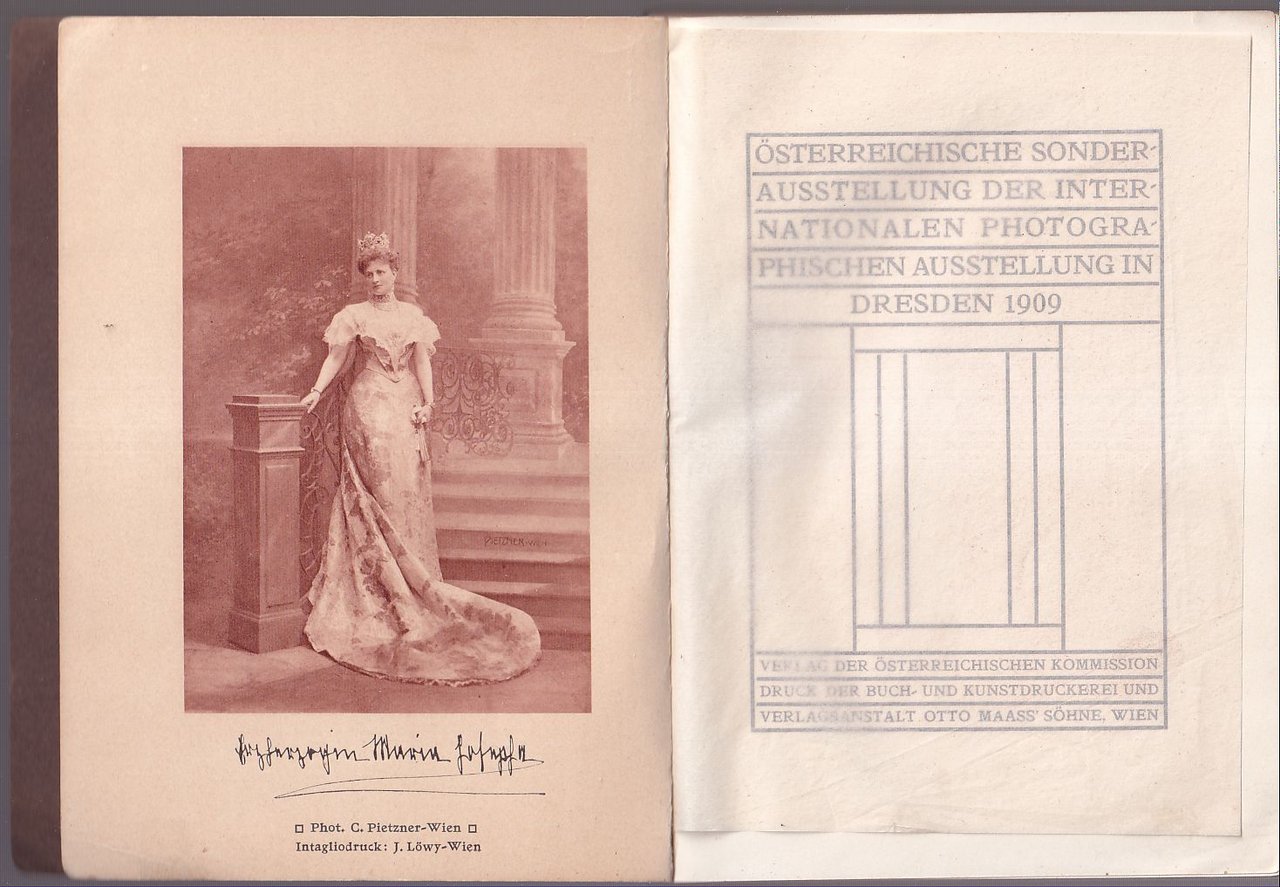 Oesterreichische Sonderausstellung der internationalen photographischen Ausstellung in Dresden 1909