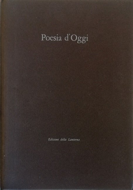 Poesia d'Oggi - volume in cofanetto editoriale