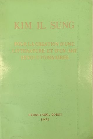 Pour la creation d'une litterature et d'un art revolutionnaires Discours …