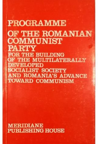 Programme of the Romanian Communist Party for the building of …