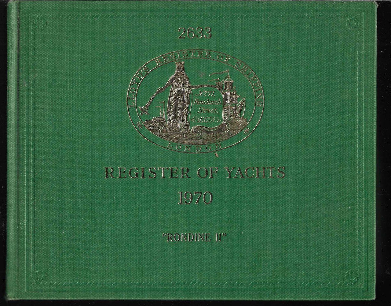 Register of yachts 1970