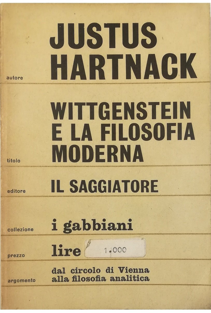 Wittgenstein e la filosofia moderna