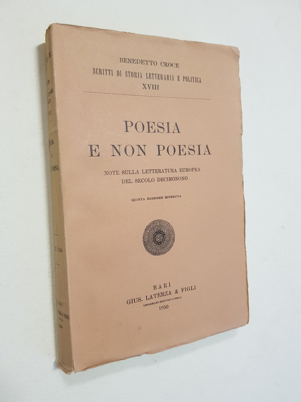 Poesia e non poesia. Note sulla letteratura europea del secolo …