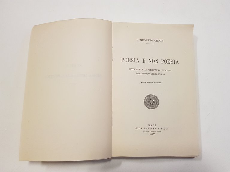 Poesia e non poesia. Note sulla letteratura europea del secolo …