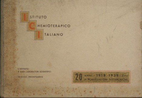 20 Anni - 1919 - 1939 -XVII di realizzazioni autarchiche