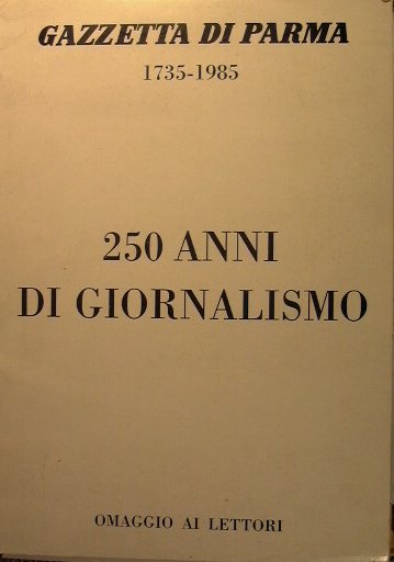 250 anni di giornalismo