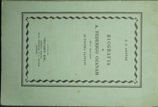 Biografia di A. Federigo Ozanam