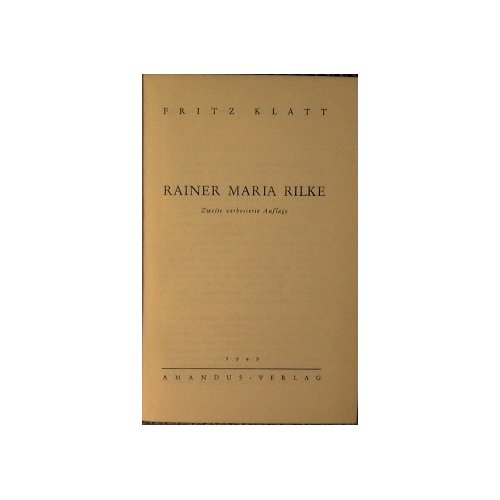 Rainer Maria Rilke