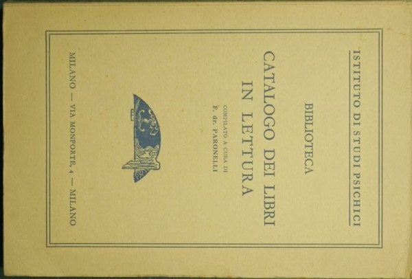 Catalogo dei libri in lettura