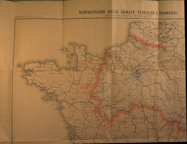 Guerra Franco Tedesca 1870-71 Disposizione delle Armate Tedesche e Francesi …