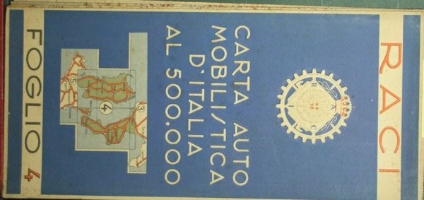 Carta automobilistica d'Italia al 500.000. Foglio 4