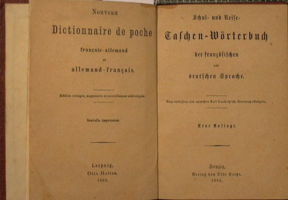 Nouveau dictionnaire de poche
