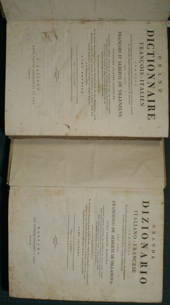 Grand dictionnaire francois-italien; Grande dizionario italiano-francese