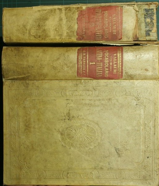 Lexicon latini italique sermonis; Vocabolario italiano-latino