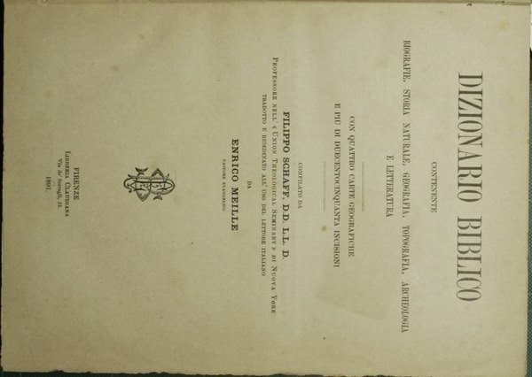 Dizionario biblico