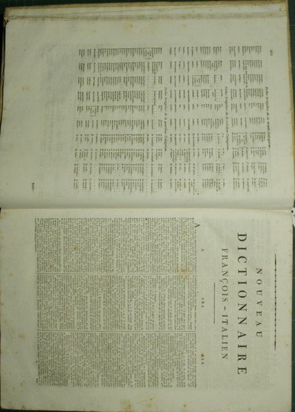 Grand dictionnaire francoise-italien. Vol. I