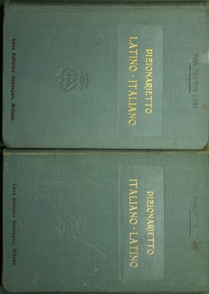 Dizionarietto latino-italiano; Dizionarietto italiano-latino