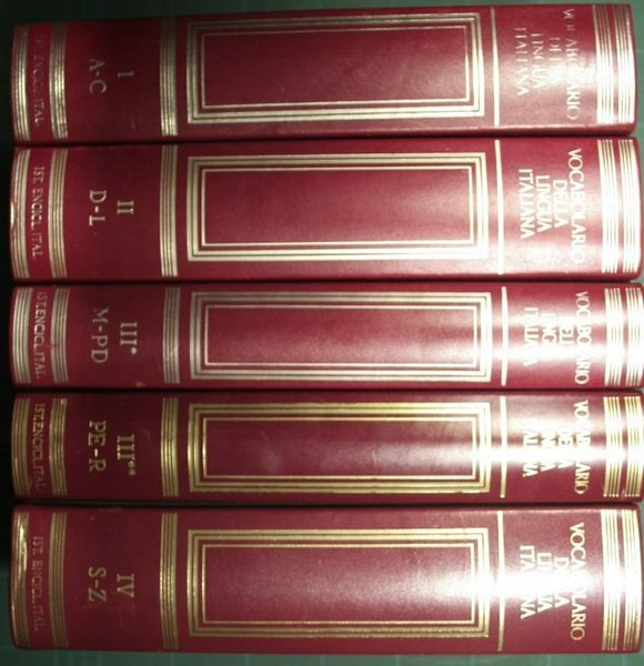 Vocabolario della lingua italiana