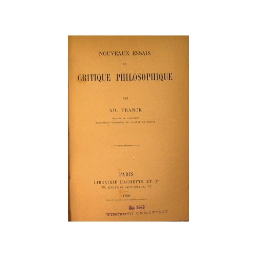 Critique philosophique