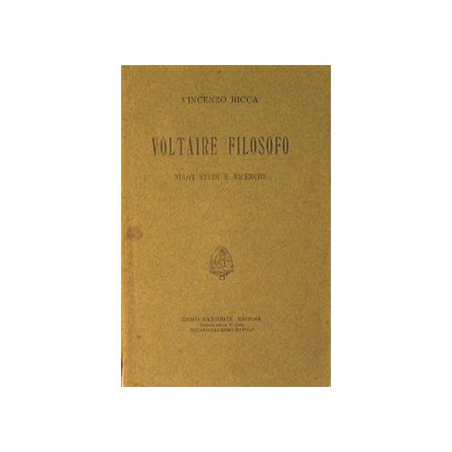 Voltaire filosofo. Nuovi studi e ricerche