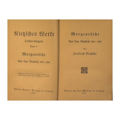 Fredrich Nietzsches Werke