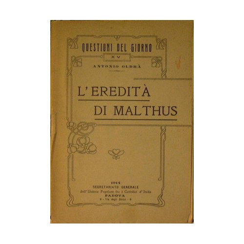 L'eredità di Malthus